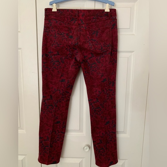 Ann Taylor Modernfit Jeans, W12, Wine/Dark Gray Camouflage. Vintage - Picture 8 of 8